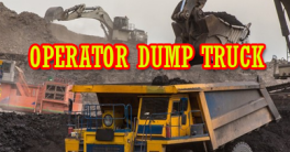 OPERATOR DUMP TRUCK Loket pertambangan