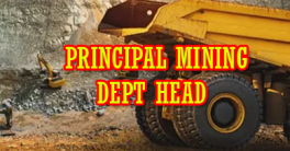 PRINCIPAL MINING DEPT HEAD LOKER TAMBANG -