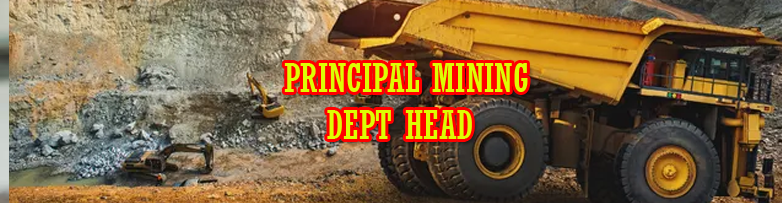 PRINCIPAL MINING DEPT HEAD LOKER TAMBANG -